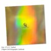Gold Iridescent Holograhic Foil Cardstock, Mirror Foil Cardstock, Gold Pillar Light Laser Rainbow Holographic Cardstock Paper, Metallic Reflective Laser Cardstock