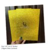 gold yellow glitter cardstock