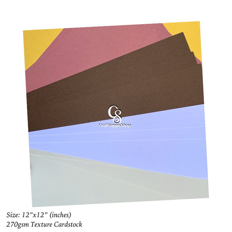 Coloured Card Making Supplies 12 x 12 inch - Brown - 20 Sheets - Coloured Paper for Scrapbooking, Card Making, Die Cutting and Paper Crafts