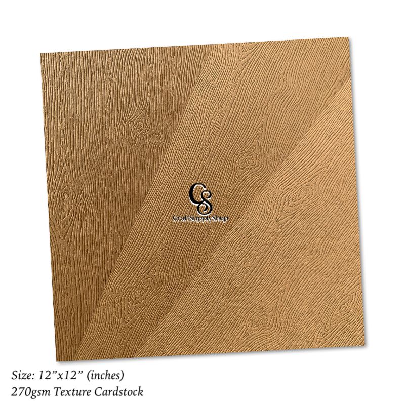 Coloured Card Making Supplies 12 x 12 inch - Brown - 20 Sheets - Coloured Paper for Scrapbooking, Card Making, Die Cutting and Paper Crafts