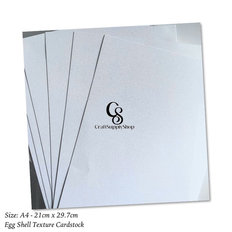 CraftSupplyShop Egg Shell Texture Graphics printing Cardstock for Laser Printers (3) Egg shell Embossed paper texture cardstock Excellent for Cards, Scrapbook,Wedding Stationery, Textured Paper Decorative cardstock for Invitations menus Photo Albums Table Cards Covers Business Cards Flyers