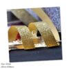 Craftsupplyshop Christmas Sparkle Craft Gift Printed Glitter Satin Ribbon for Party Decor