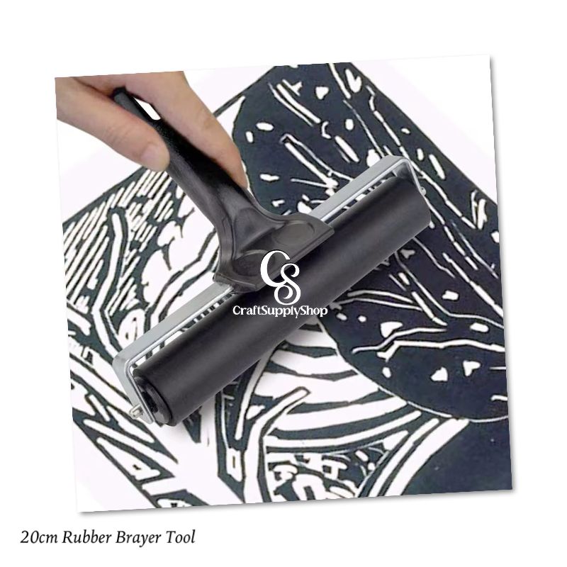 15cm Rubber Brayer Applicator Tool