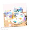 iridescent silver holographic party favor treat boxes