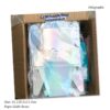 iridescent silver holographic party favor treat boxes