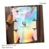 iridescent silver holographic party favor treat boxes