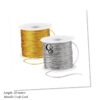 Metallic 1mm Gold and Sliver Thread String,Thread Craft Making String Cord for Jewelry Making Gift Wrapping (10) Strands Gold Silver Thread Polyester Thread String Rope Wrapping Bead Wires for Jewelry Necklace Bracelet Ring