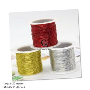 Strands Gold Silver Thread Polyester Thread String Rope Wrapping Bead Wires for Jewelry Necklace Bracelet Ring