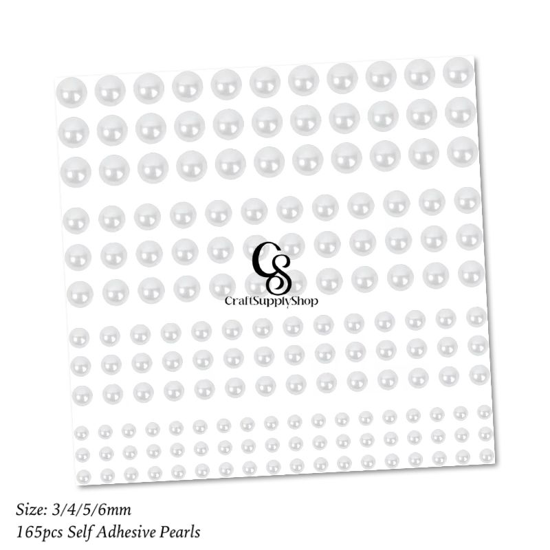 Pearl Stickers 3mm4mm5mm6mm 8mm DIY Decorative Stickers Four-Size Pearl Eye Makeup Stage Outfit Eye Corner Rhinestone Eyebrow Decoration (5) pearl stickers 3mm 4mm 5mm 6mm Size, 4 size pearl self adhesive sticker sheets