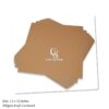 Brown Kraft Cardstock 12" x 12" Card Stock 300gsm Thick Construction Paper for Cricut, Scrapbook, Crafts, Card Making