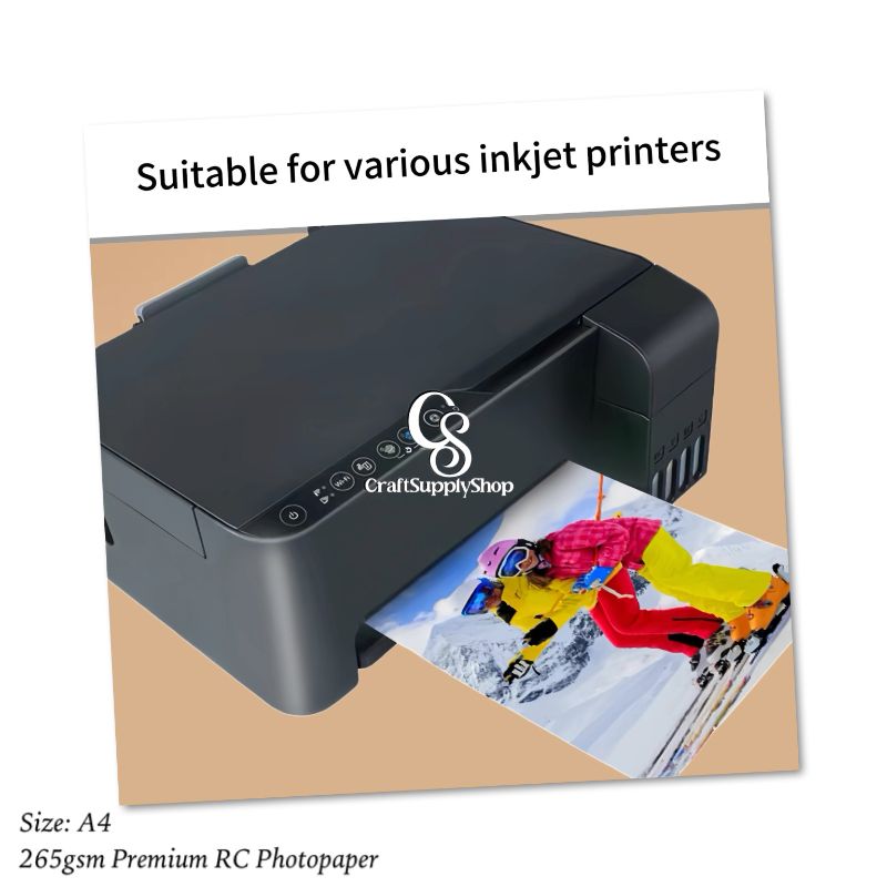 A4 Inkjet Printers Paper Photo RC Glossy Satin Matte Silky Premium Waterproof Photo Paper