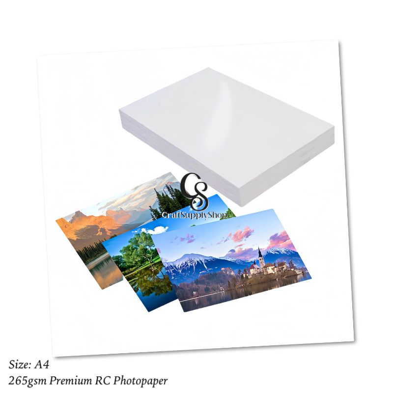 A4 Inkjet Printers Paper Photo RC Glossy Satin Matte Silky Premium Waterproof Photo Paper