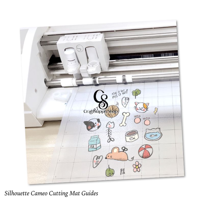 CraftSupplyShop Silhouette Cameo 4 and Silhouette Cameo 3 Cutting Mat Efficiency Guide