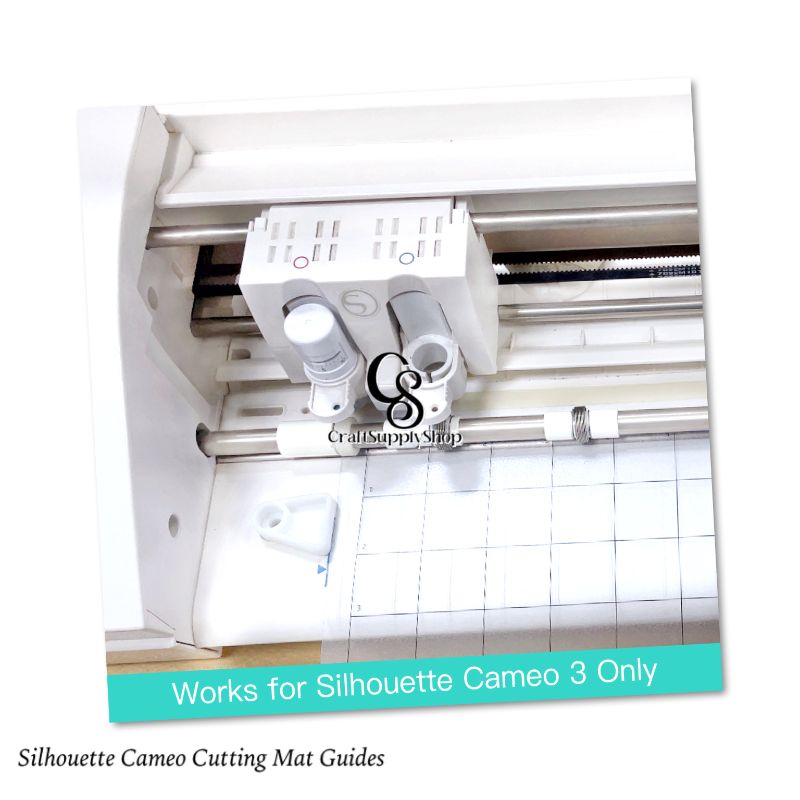 CraftSupplyShop Silhouette Cameo 4 and Silhouette Cameo 3 Cutting Mat Efficiency Guide