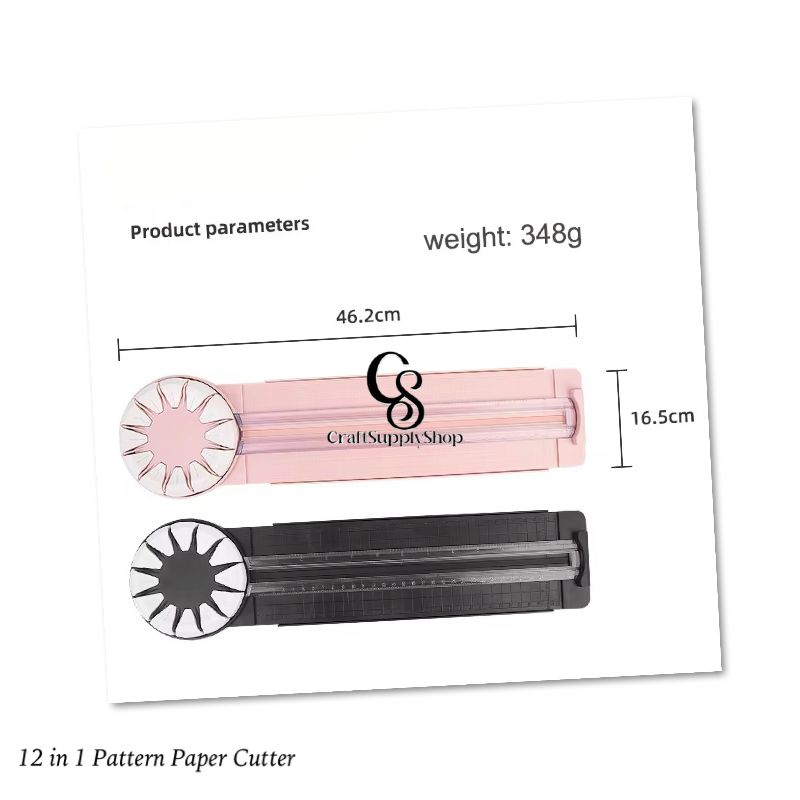 12 1 Multi-Function Manual Paper Trimmer for Straight Dotted Wavy Line Cutting Versatile DIY Tool