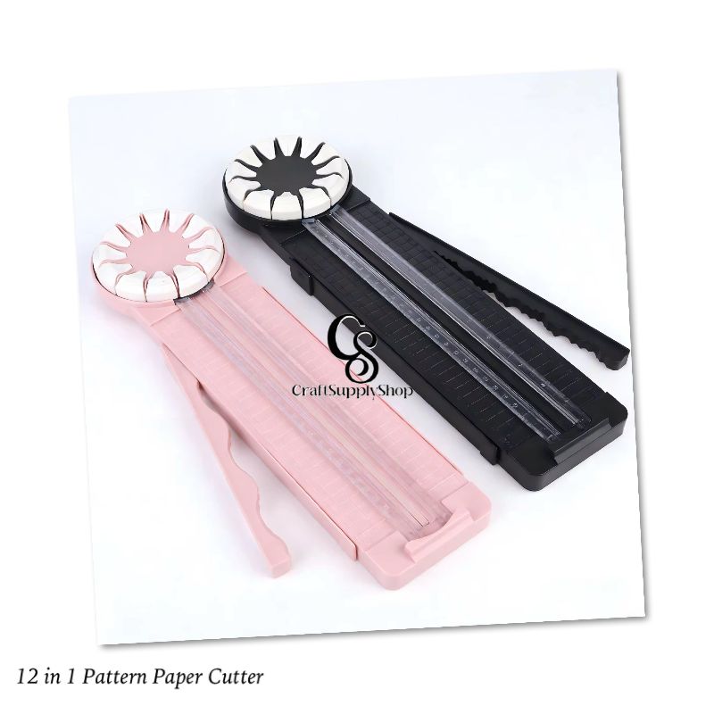 12 1 Multi-Function Manual Paper Trimmer for Straight Dotted Wavy Line Cutting Versatile DIY Tool