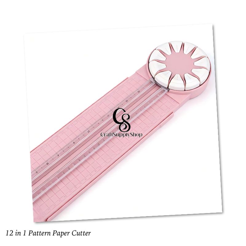 12 1 Multi-Function Manual Paper Trimmer for Straight Dotted Wavy Line Cutting Versatile DIY Tool