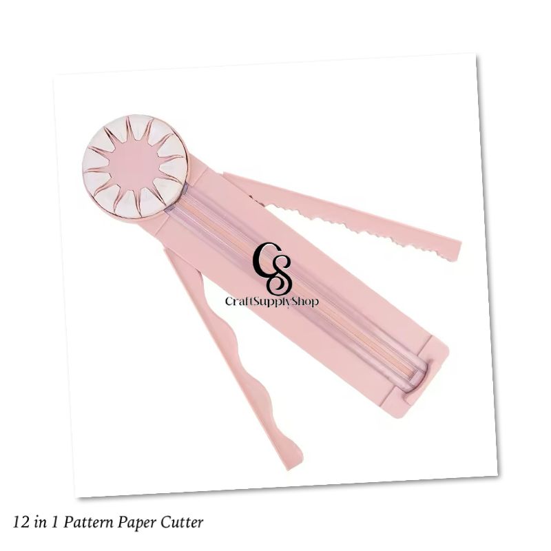 12 1 Multi-Function Manual Paper Trimmer for Straight Dotted Wavy Line Cutting Versatile DIY Tool