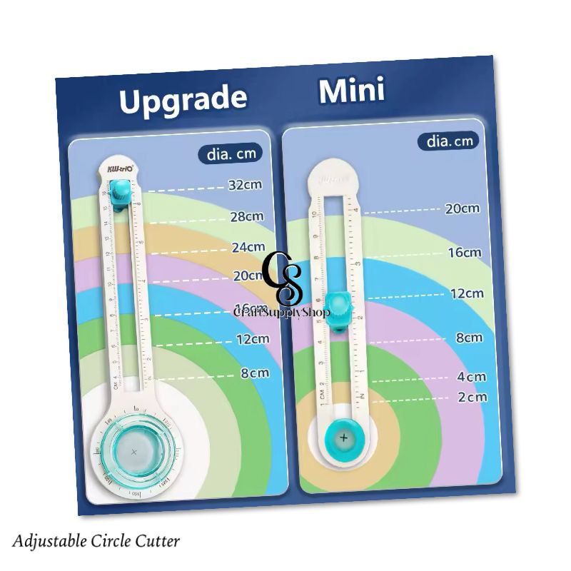 20mm to 200mm Adjustable circle cutter