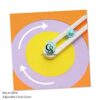 2cm to 20cm Round Paper Cutting Knife, Adjustable Cutting Knife (Diameter 8-32 Cm), Plastic Rotary Paper Cutter, Suitable for Cardstock, Paper, Photos, Craft Paper, And Labels