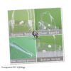 Gift for Her/Him 64 Transparent Gift Bags with Handles, Measuring 20*20*8Cm, Made of Plastic, Reusable Clear PVC Bags for Holiday Party Gifts