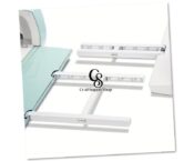 Extension Tray for Cricut Explore 3, Air 3, Air 2, Cutting Mat Holder for Cricut 12X24 Cutting Mat, Tray Extender Compatible with Explore Cutting Machine Extender Tools Support