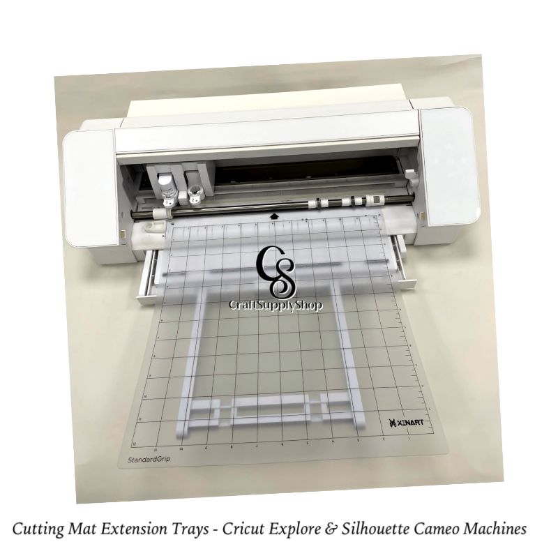 CraftSupplyShop Extension Tray for Maker 3/Maker And Explore Air/2/3, Cutting Mat 12x12 Holder for Maker And Explore Air Series, Tray Extender Compatible with Mat Silhouette Cameo 4