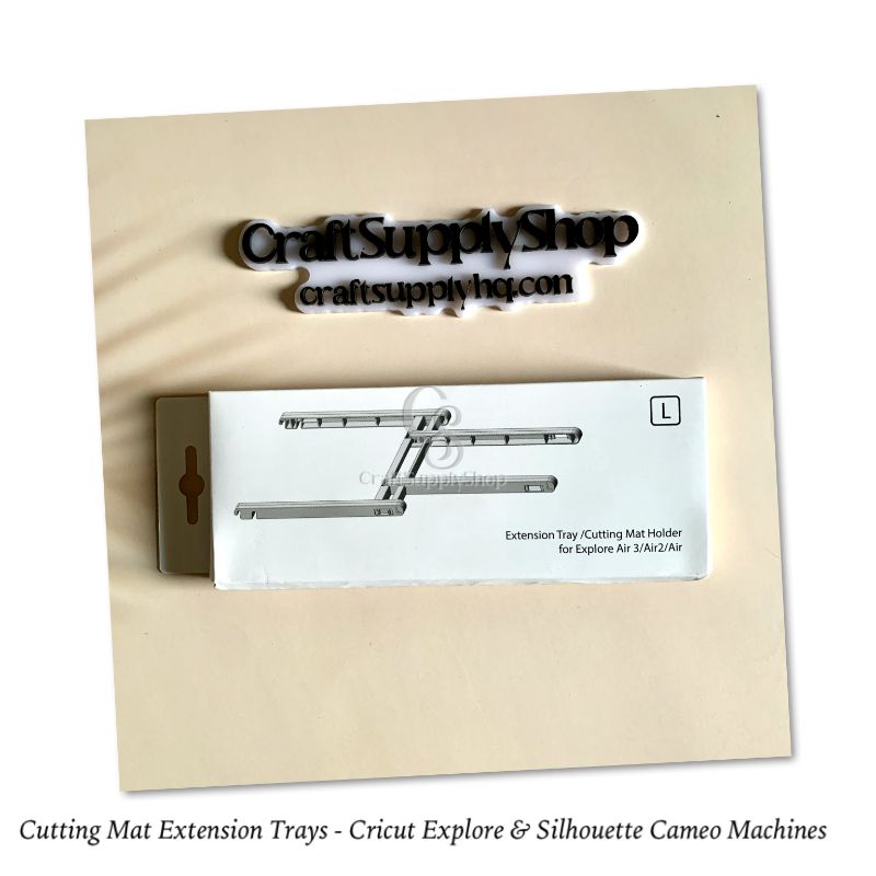 CraftSupplyShop Extension Tray for Maker 3/Maker And Explore Air/2/3, Cutting Mat 12x12 Holder for Maker And Explore Air Series, Tray Extender Compatible with Mat Silhouette Cameo 4