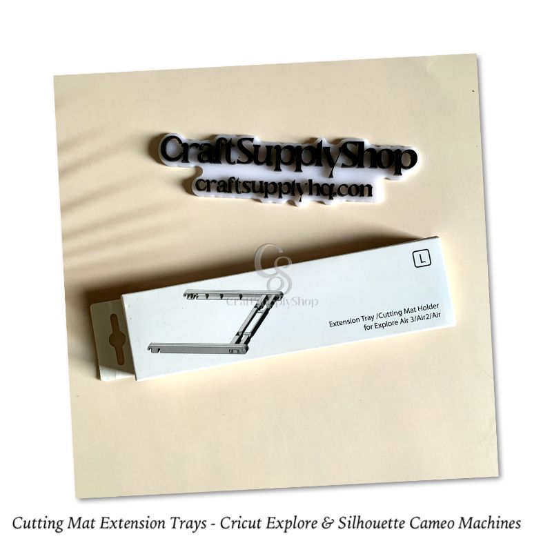 CraftSupplyShop Extension Tray for Maker 3/Maker And Explore Air/2/3, Cutting Mat 12x12 Holder for Maker And Explore Air Series, Tray Extender Compatible with Mat Silhouette Cameo 4