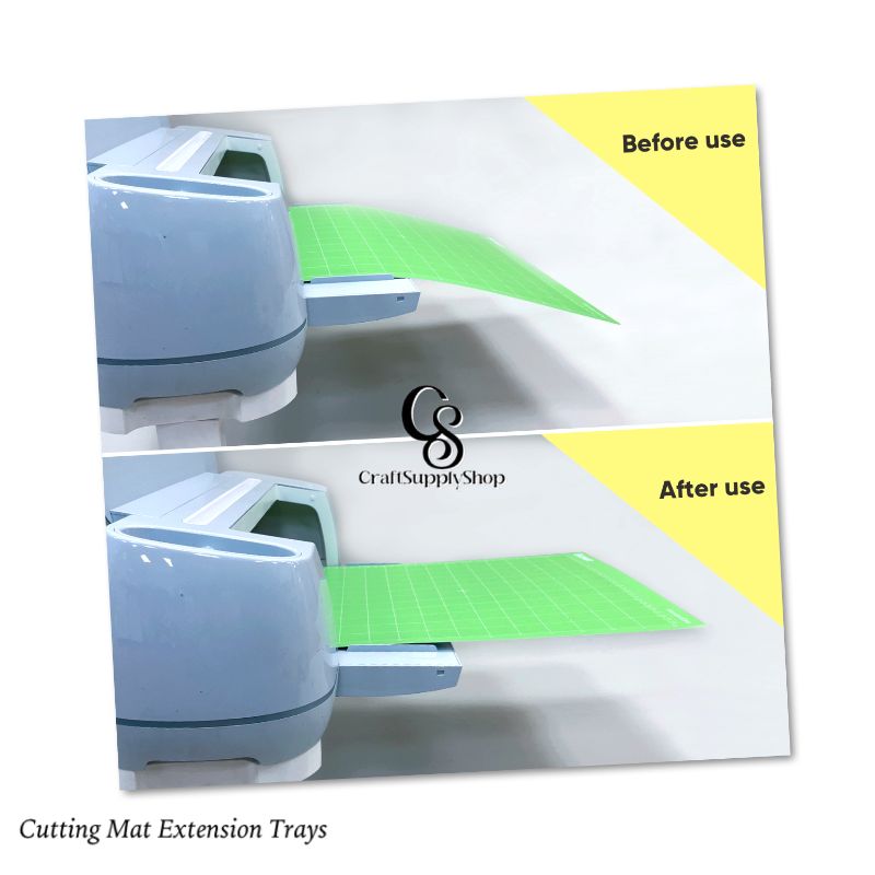 CraftSupplyShop Extension Tray for Maker 3/Maker And Explore Air/2/3, Cutting Mat 12x12 Holder for Maker And Explore Air Series, Tray Extender Compatible with Mat Silhouette Cameo 4