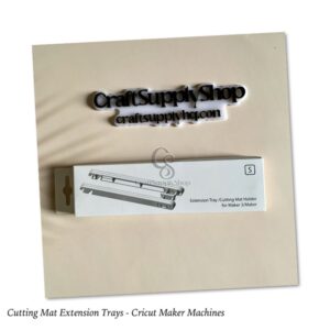 Extension Tray for Cricut Explore 3, Air 3, Air 2, Cutting Mat Holder for Cricut 12X24 Cutting Mat, Tray Extender Compatible with Explore Cutting Machine Extender Tools Support