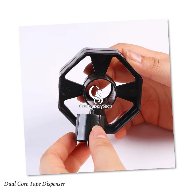 Heavy Duty Tape dispenser with Non-Slip Base - Commercial/Office/Home, Sharp Blades for & Tape, Sturdy Construction, - Ideal for Packaging, Office, Home - Office Essentials, Supplies, Ergonomic Handle, Sleek