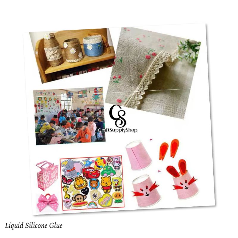 Craftsupplyshop Transparent Waterproof Glue Craft DIY Alcohol Glue for All Fabrics Clothing