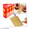 8.5 X 11 Inch Gold and Silver Self-adhesive Scratch Stickers for Hand-crafted Game Cards and Raffle Tickets, Oversized A4 Craftsupplyshop Scratch-Off Stickers That Can Be Cut to Your Preference, Measuring 21.59 X 27.94 cm. These Full-Sheet Labels Are Perfect for Business Promotions, Wedding Games, Party Favors, And Reward Scratch Cards