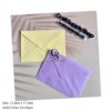 Kraft purple pink rose red blue white black yellow Paper Envelope Packaging Custom Print Bags Clothing Packaging Bags Rigid Mailer Envelope with Side Gusset