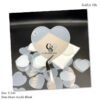 5.5cm Heart Acrylic Keychain Blanks - 10pcs