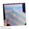 300gsm Rainbow Glitter Cardstock - 1pc