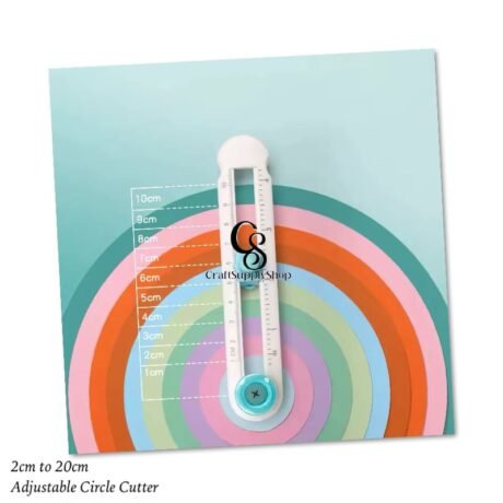 2cm to 20cm 360° Paper Cutter | Circular Paper Cutter | Cutter Craft Circle Cutter Paper Trimmer | Scrapbooking Compass Circle Cutter